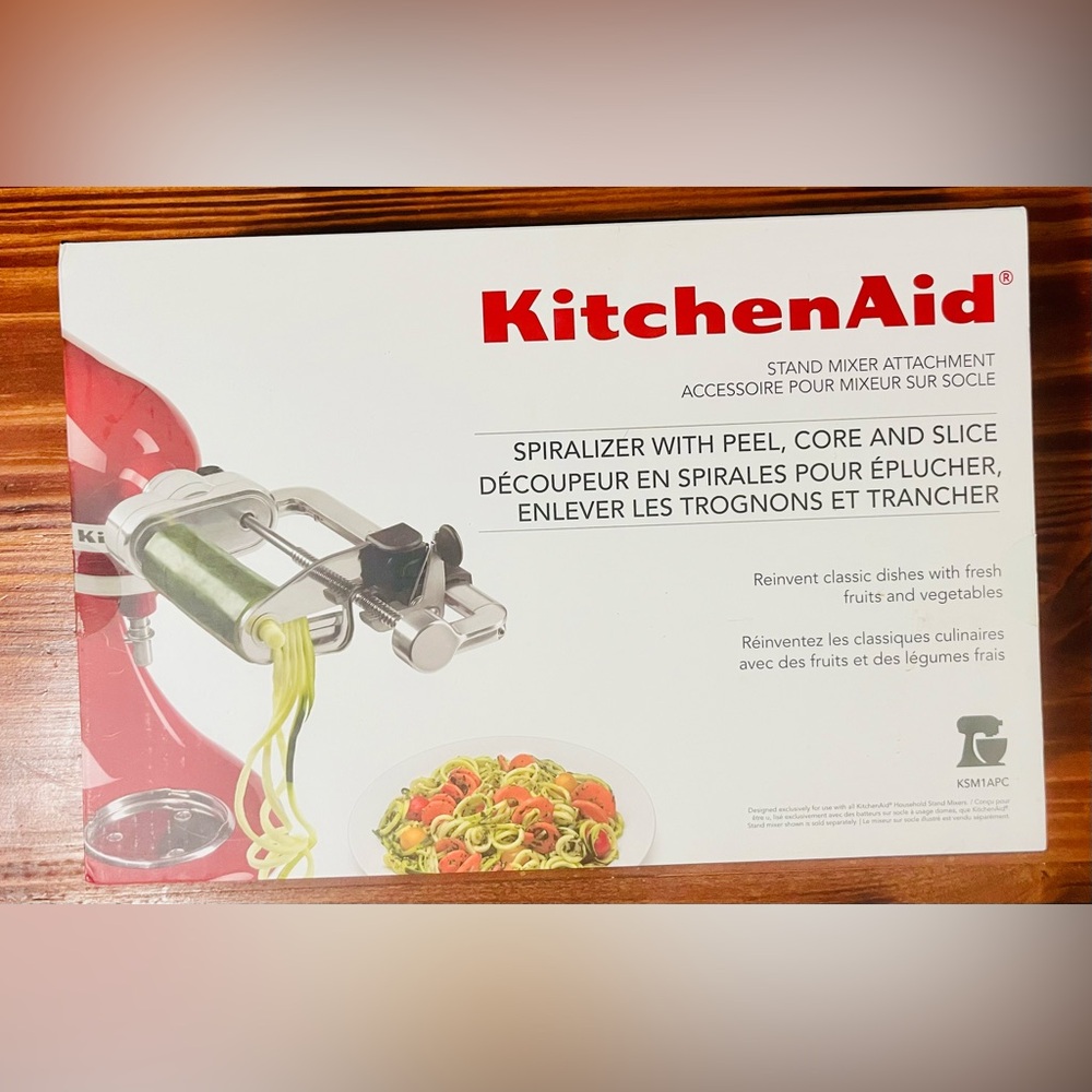 KitchenAid Spiralizer Attachment NEW Sealed Peel Core Slice Stand Mixer